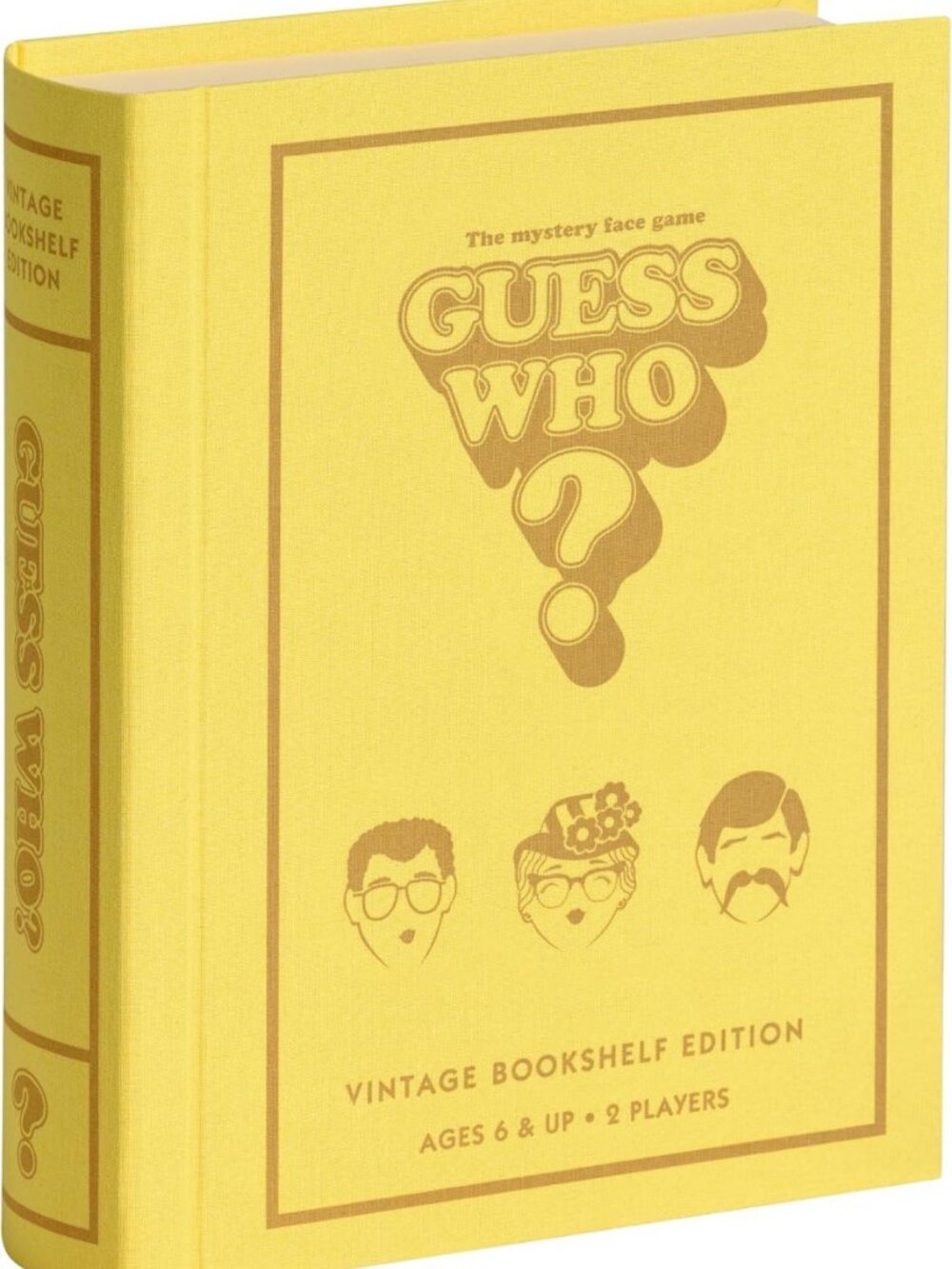 Vintage Guess Who? Bookshelf Edition - Classic Kids Deduction Game, Fun Family